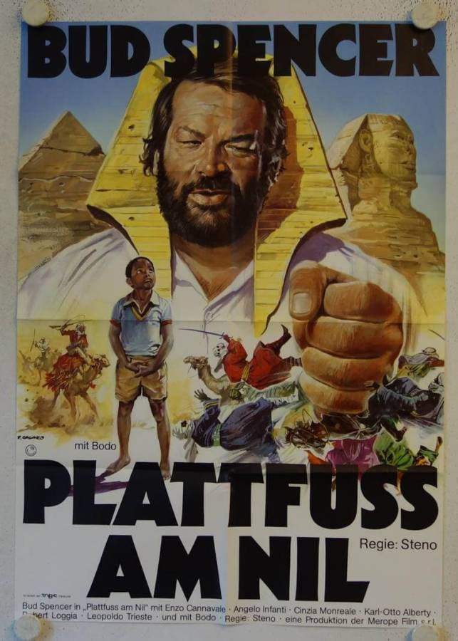 Plattfuss am Nil originales deutsches Filmplakat